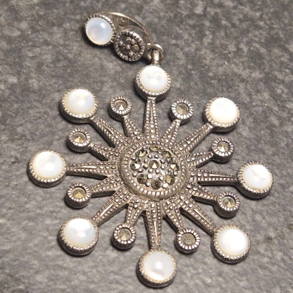 Snowflake Sterling Silver 925 Pendant